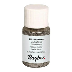 Flitter Sterne silber Rayher