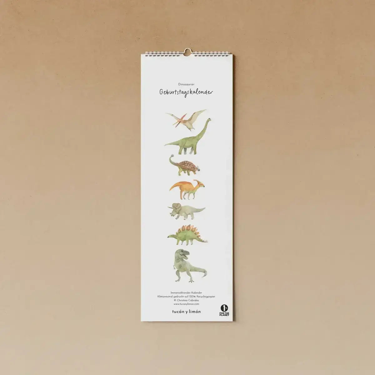 Geburtstagskalender - Dinosaurier - 91176059 tucán y limón