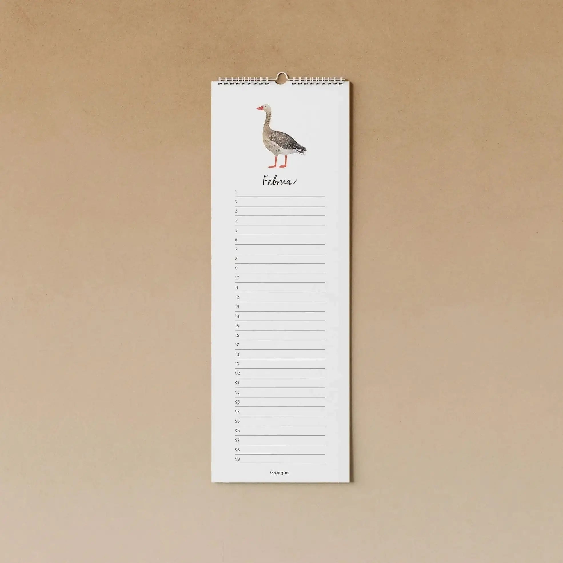 Geburtstagskalender - Vögel am Meer tucán y limón
