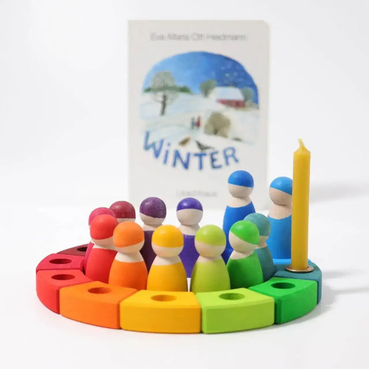 Geburtstagsring / Jahreskreis klein Regenbogen Grimms