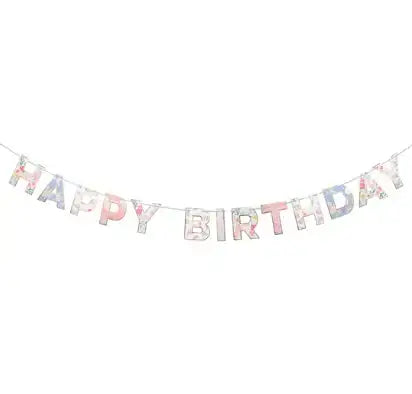 Girlande Blumen "Happy Birthday" Meri Meri