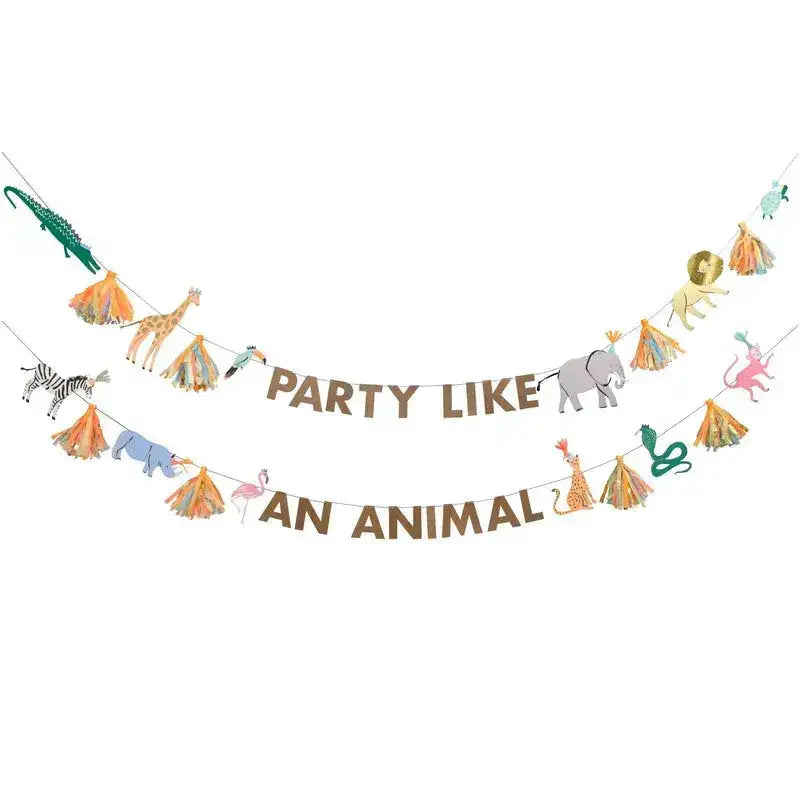 Girlande Party like an Animal - 202834 Meri Meri