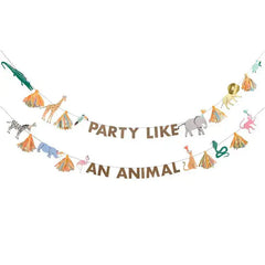 Girlande Party like an Animal - 202834 Meri Meri