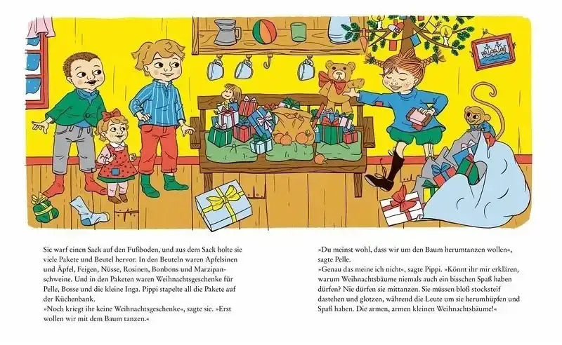 God Jul! Weihnachten mit Pippi Langstrumpf, Pettersson und Findus, Lotta und Mama Muh - 9783751206860 Oetinger Verlag