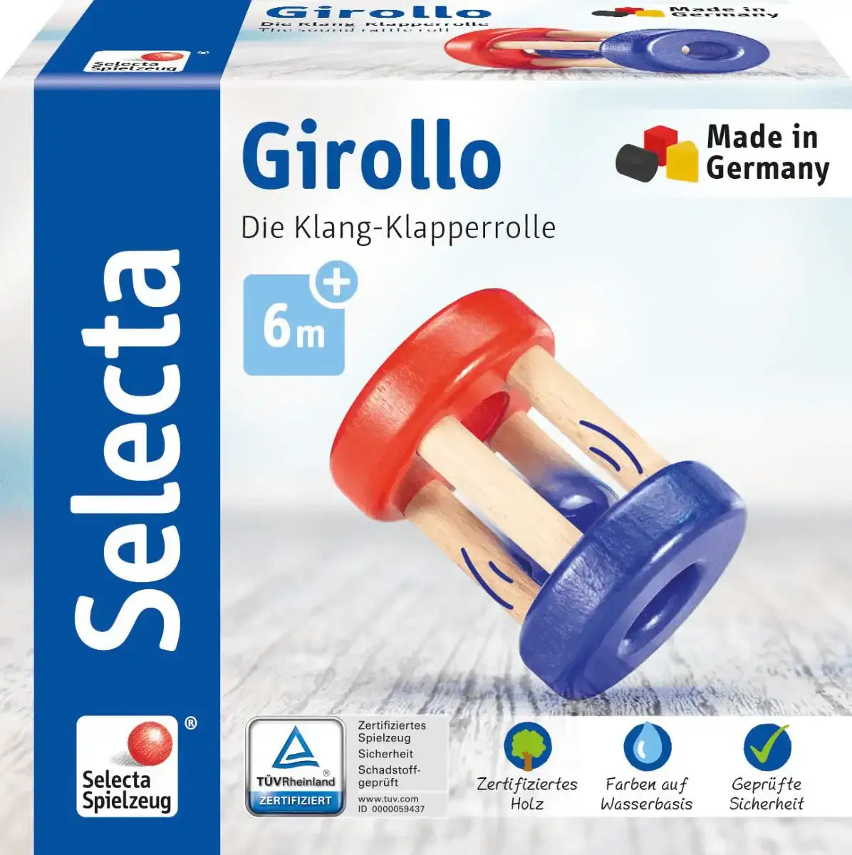 Greifling Girollo Klapperrolle Selecta