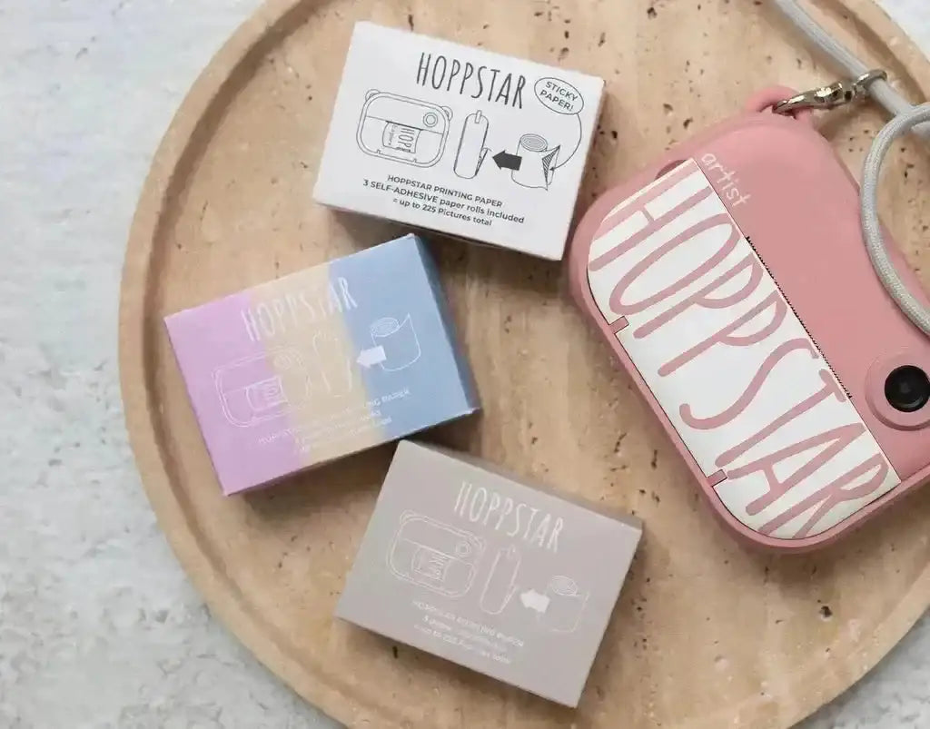 Thermopapier Nachfüllpack für Artist Blush Kinderkamera - 3 Rollen - 76899 Hoppstar