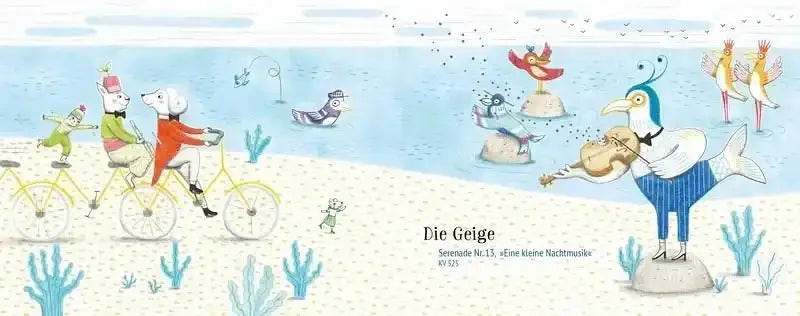 Ich entdecke Mozart und seine Instrumente - Mein kleines Klangbuch - 9783219118902 Annette Betz Verlag