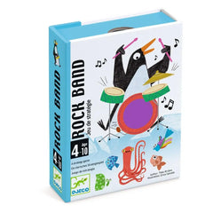 Rock Band Strategiespiel für Kinder ab 4 Jahren mit Pinguin und Musikinstrumenten, nachhaltiges Spielzeug