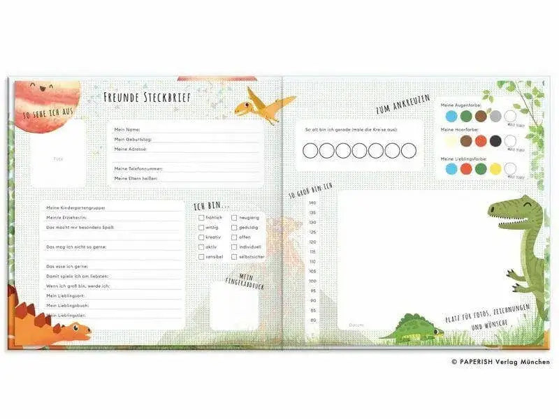 Kindergartenfreunde Dinos Paperish Verlag