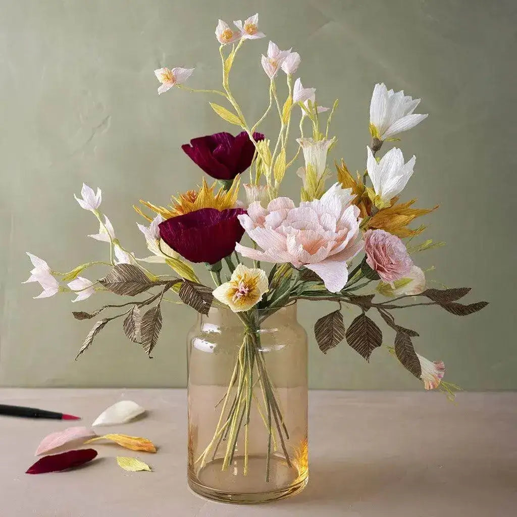 Kreativ Set Kreppblume 3 cchobby