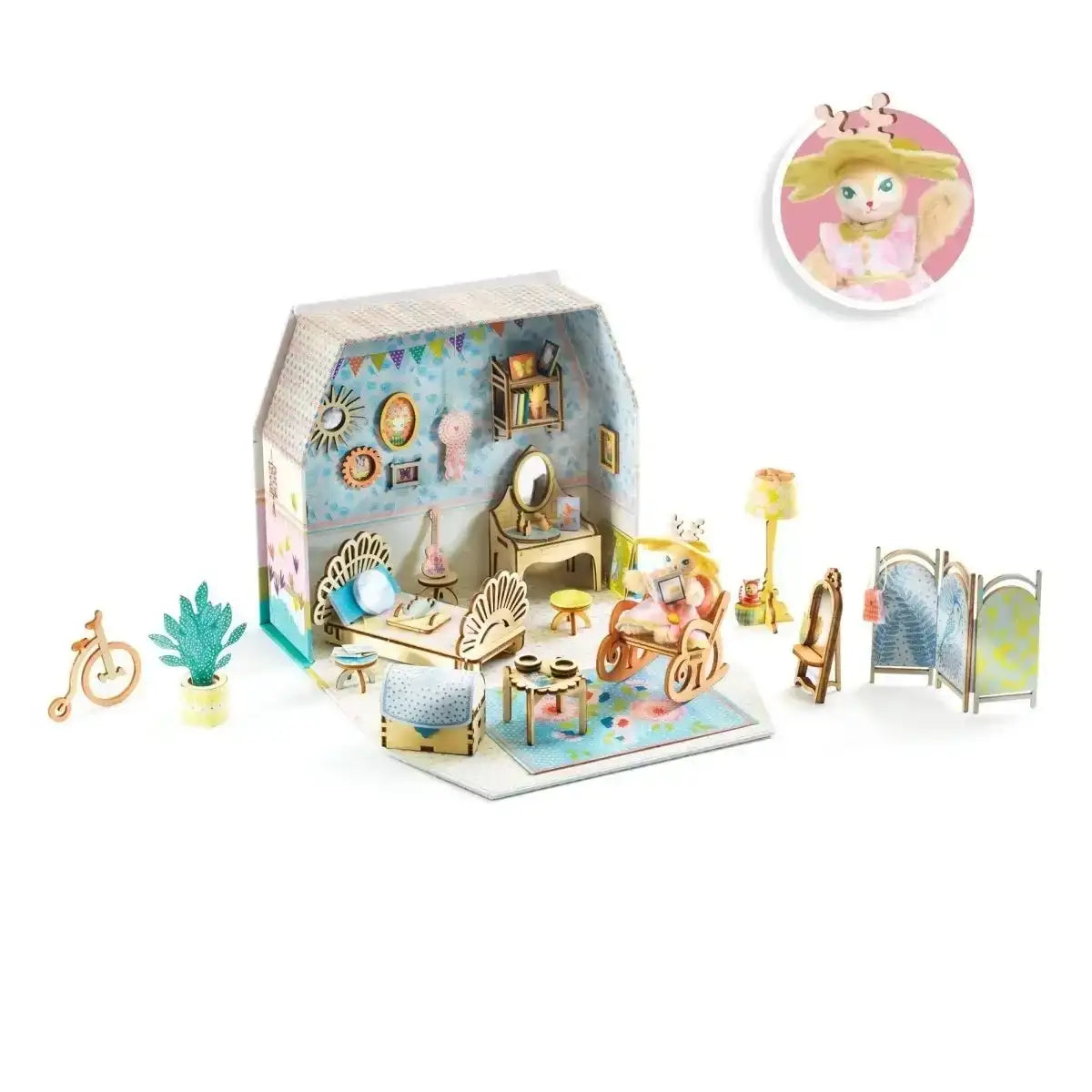 Kreatives Modellbau-Set für kleine Künstler Mi House Alba - Djeco