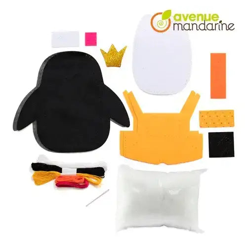 Kreativset Avenue Mandarine Kinder-Nähpinguin Noah - Exaclair
