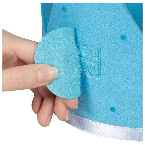 Krone Filz - blau - inklusive Zahlen 1-6 Goki