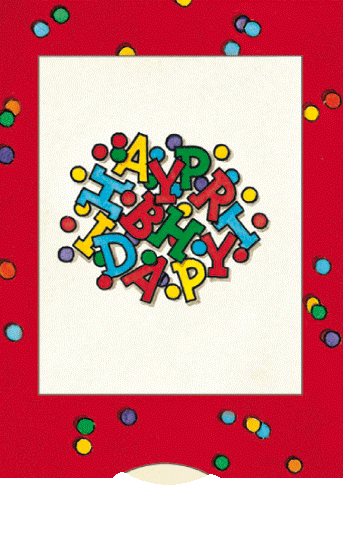 Lebende Karte Happy Birthday Ball Bärenpresse