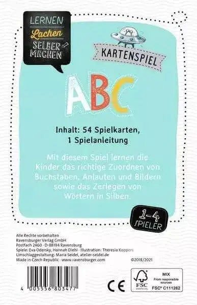 Lernkartenspiel ABC Ravensburger Spiele