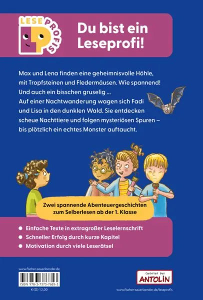 Leseprofi Kinderbuch mit spannenden Abenteuergeschichten zum Selberlesen ab 1. Klasse, ideal für Leseanfänger