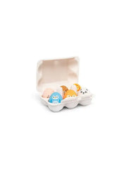 Little L - Egg Rattles Full Color - 6 Ei Rassel mit Tiergesicht