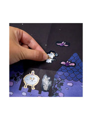 Londji Enchanted – Poster mit wiederablösbaren Stickern |Zauberschloss