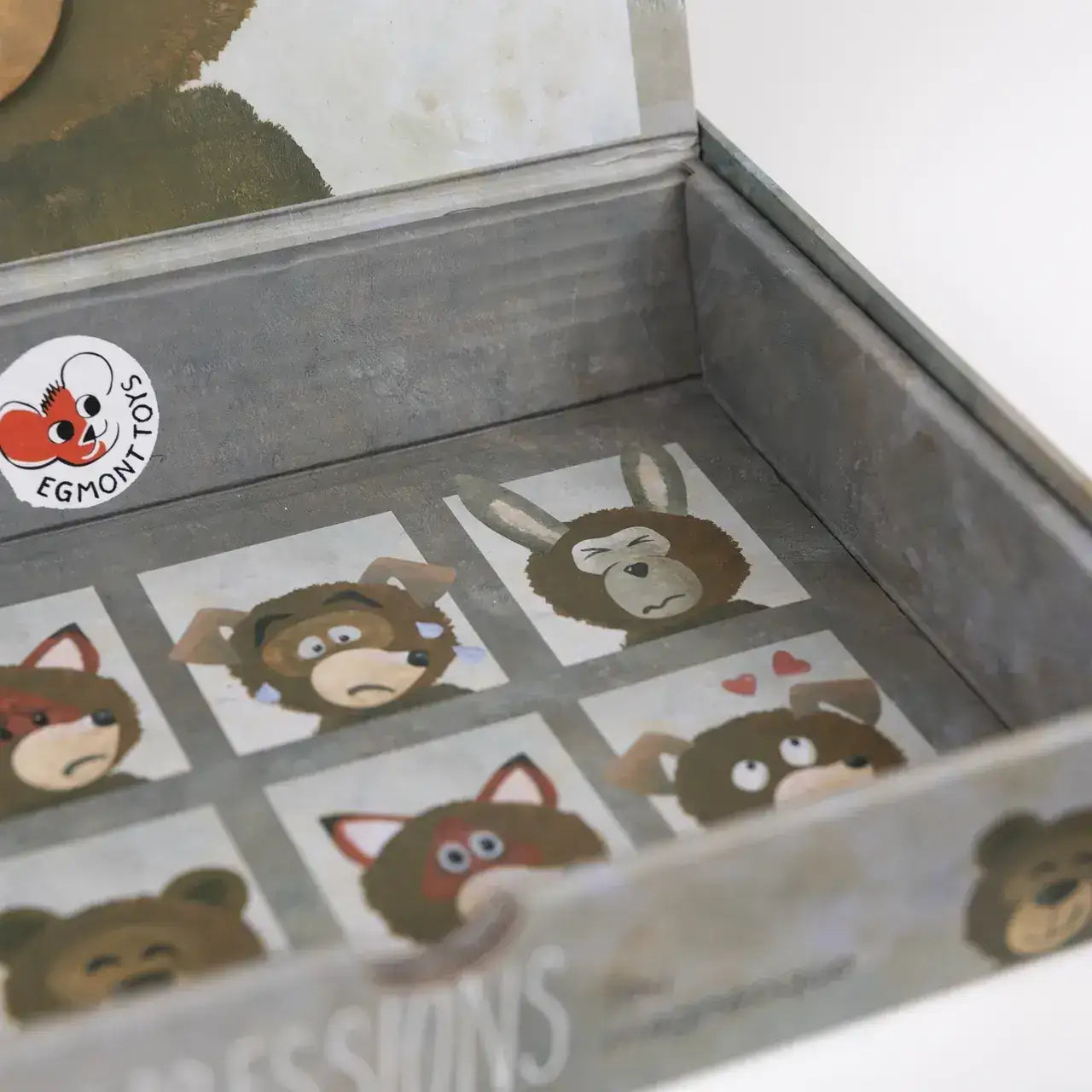 Egmont Toys Emotionen-Spiel mit tierischen Gesichtern für Kinder, nachhaltiges Lernspielzeug