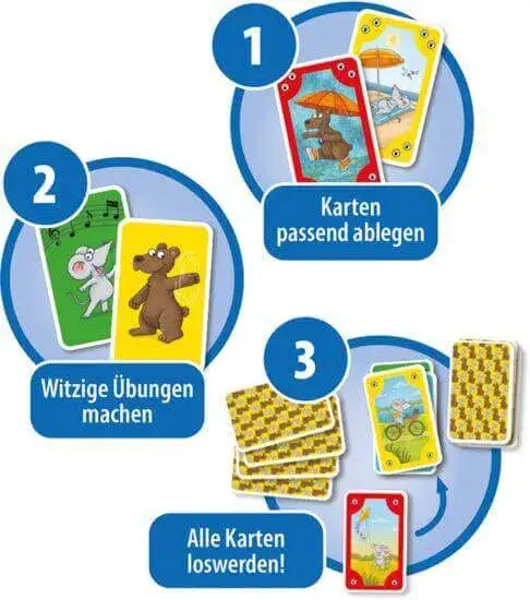 Mauseschlau & Bärenstark: Bewegungs- Mau Mau Schmidt Spiele