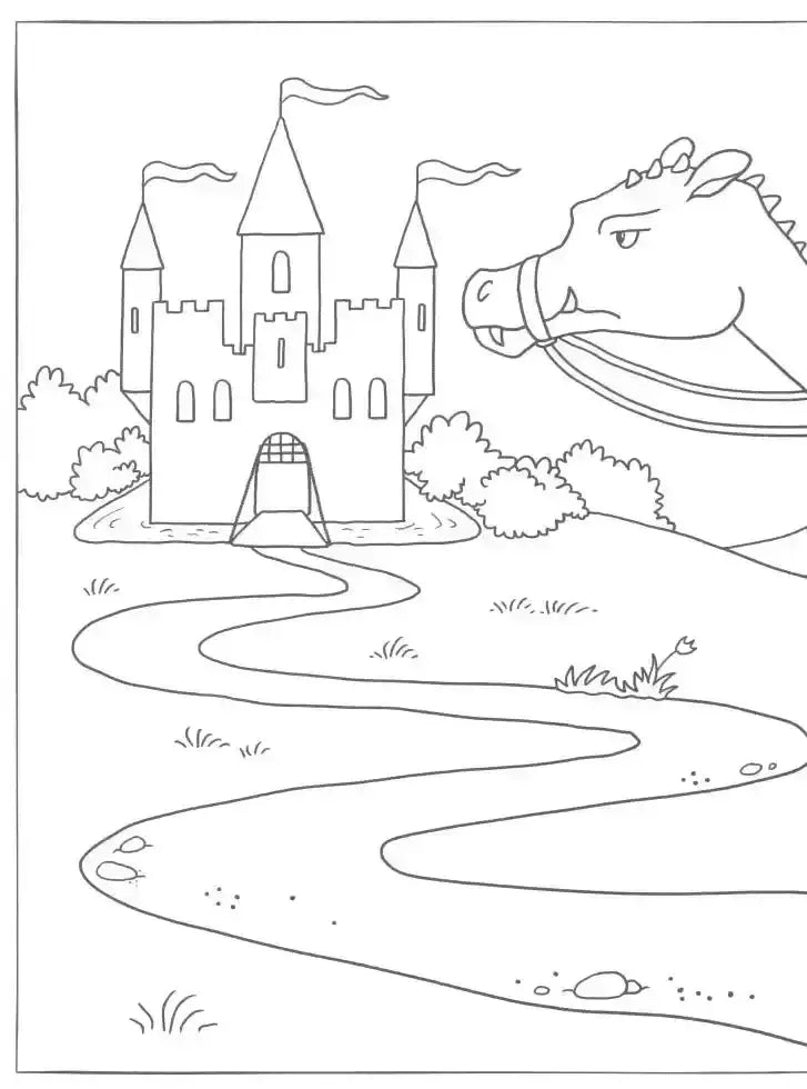 Mein allerschönstes Malbuch - Ritter und Drachen Arena Verlag