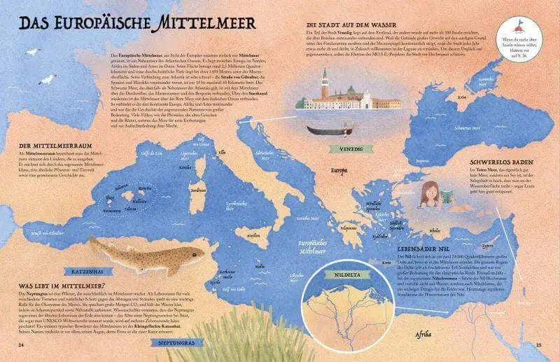 Mein großer Seekarten-Atlas - Entdecke die Welt der Meere und Ozeane Magellan