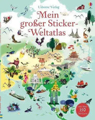 Mein großer Sticker-Weltatlas Usborne Verlag