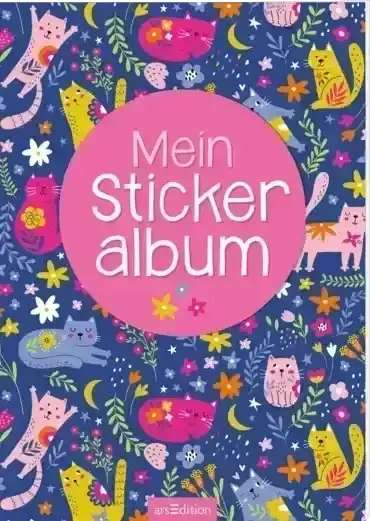 Mein Stickeralbum - Katzen ars edition