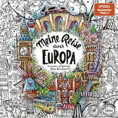 Meine Reise durch Europa - ausmalen und genießen Bastei Lübbe Verlag