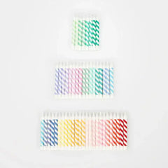 meri-meri-regenbogengestreifte-minikerzen-50er-set-kunstundspiel-2 - kunstundspiel 