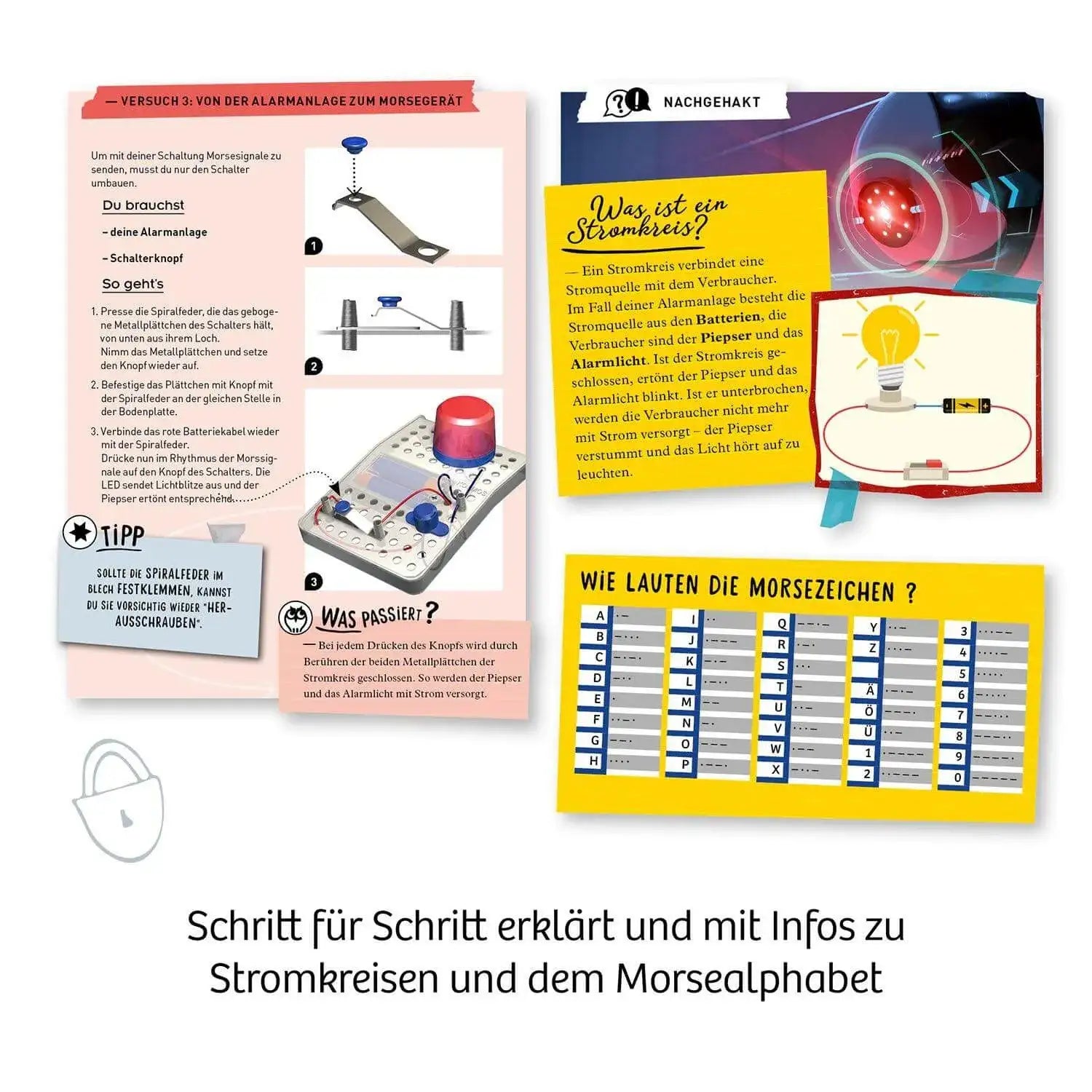 Mitbring Experiment: Elektro Alarm Kosmos Spieleverlag