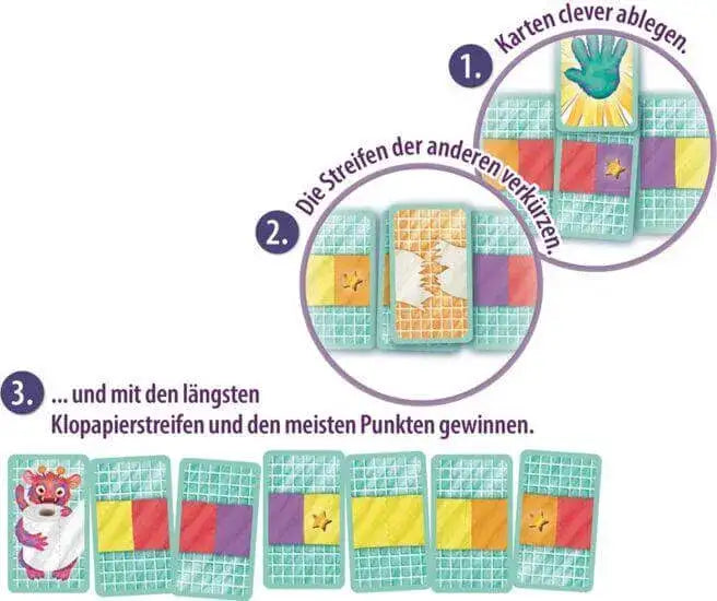 Monsterrolle (möglichst lange Klopapierstreifen am Stück bilden können ohne abgerissen zu werden) Schmidt Spiele