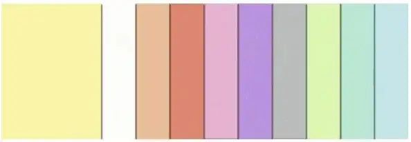 Moosgummi Block DIN A4 - Pastell Farben URSUS