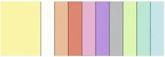 Moosgummi Block DIN A4 - Pastell Farben URSUS
