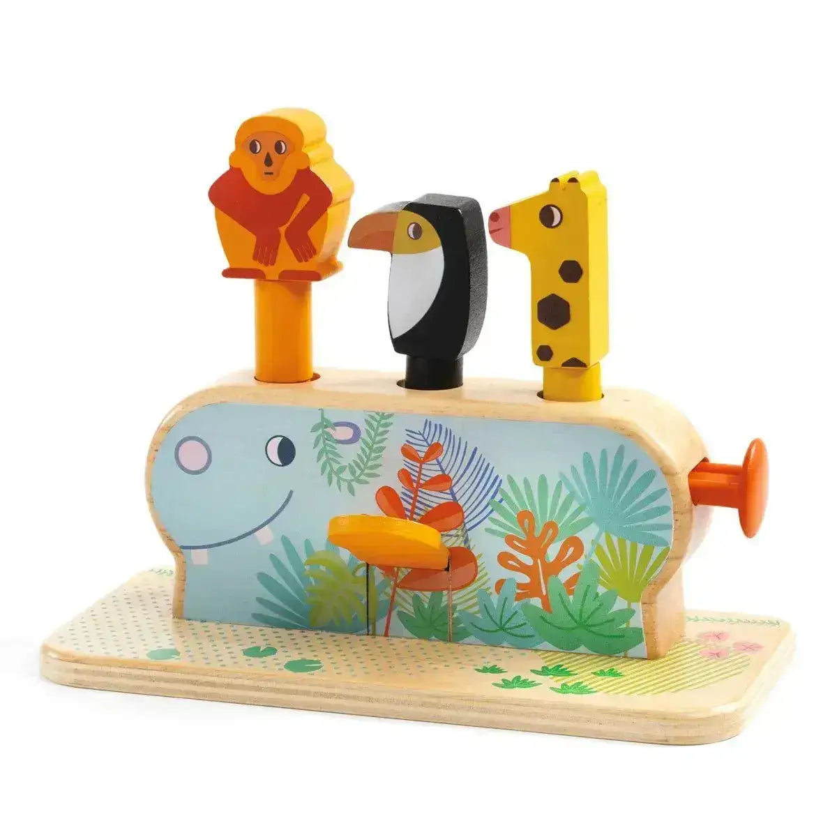 Multi Pop Holzspielzeug - Motorikspielzeug für Kleinkinder ab 18 Monate - DJ06291 Djeco