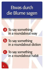 Now goes me a light up - ein lustiges Spiel um englische Redewendungen Moses