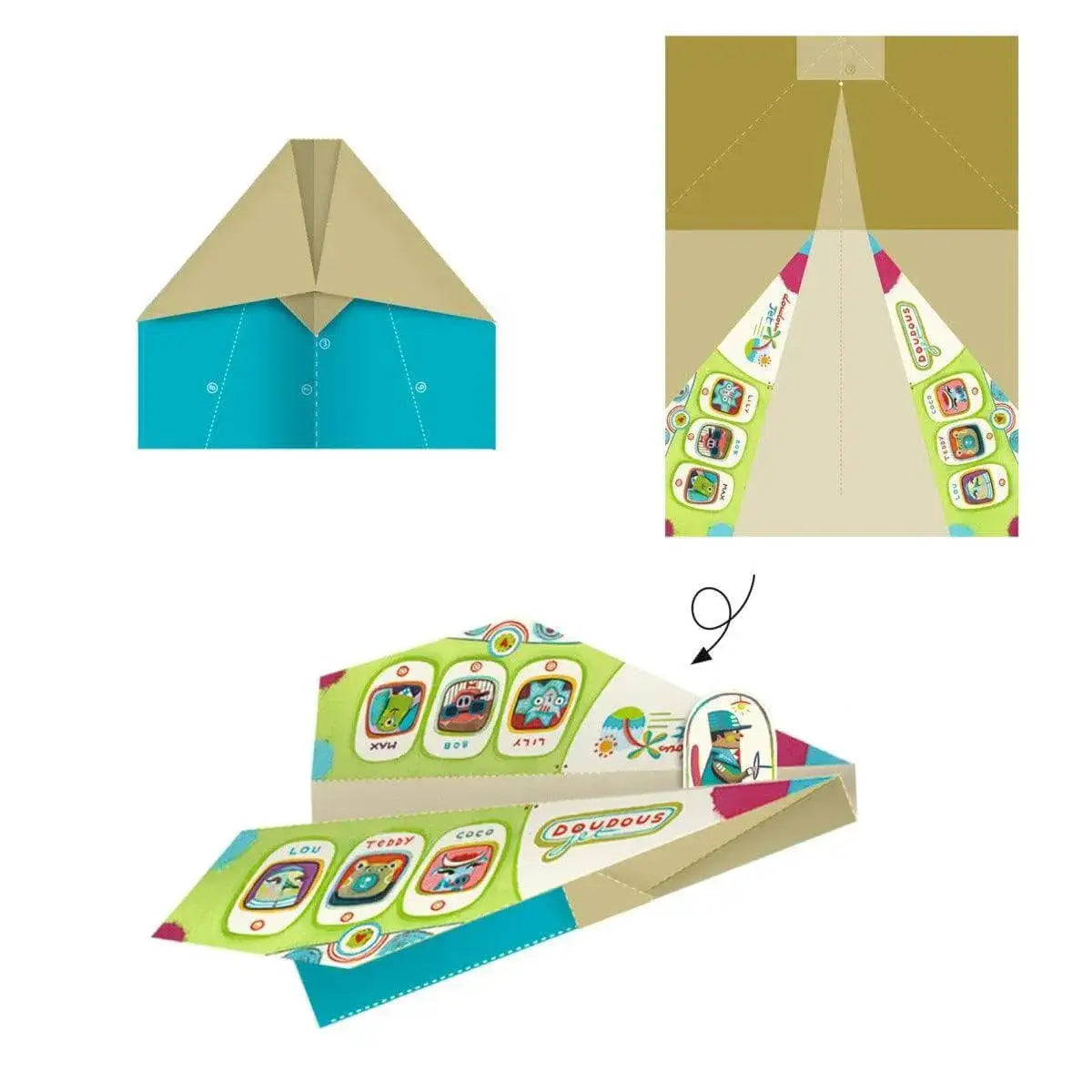 Origami Flugzeuge Djeco