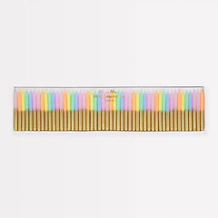 Pastellfarbene Minikerzen 50 Stück - 285666 Meri Meri