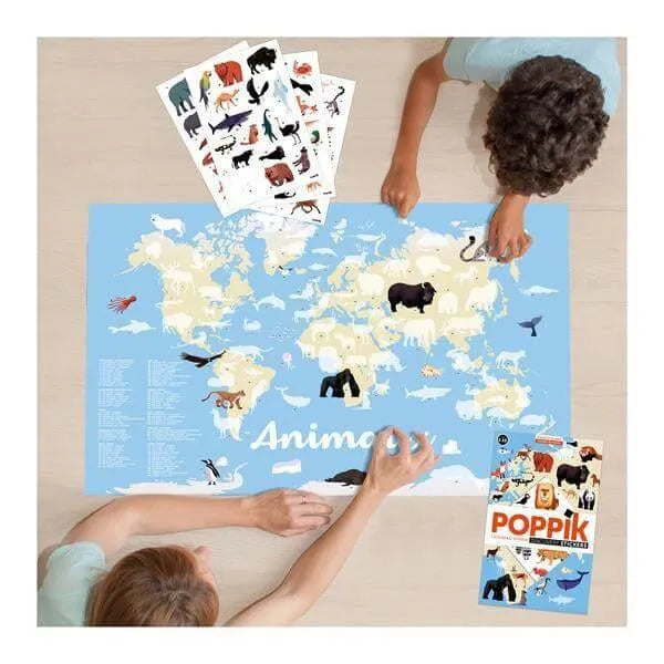 Poppik Lernposter Tiere der Welt Carletto