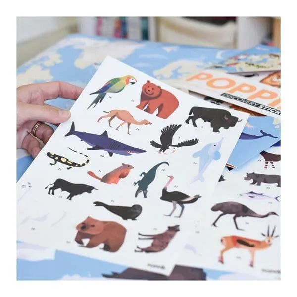 Poppik Lernposter Tiere der Welt Carletto