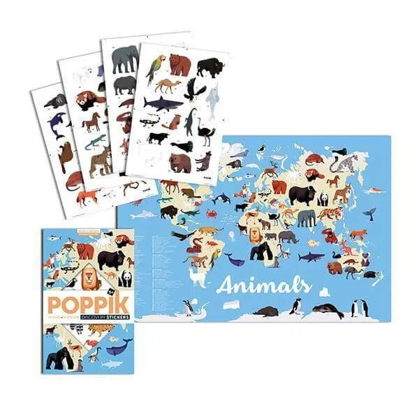 Poppik Lernposter Tiere der Welt Carletto