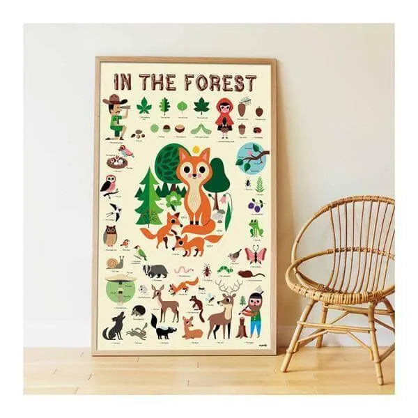 Poppik Lernposter Wald Carletto