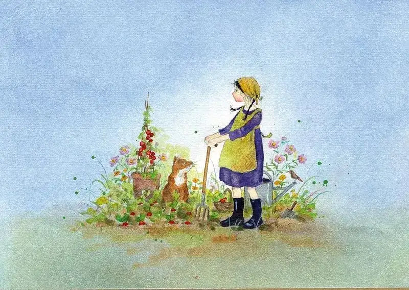 Postkartenbuch 'Gartenkinder' - 9783825154141 Urachhaus