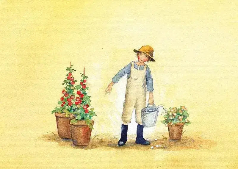 Postkartenbuch 'Gartenkinder' - 9783825154141 Urachhaus