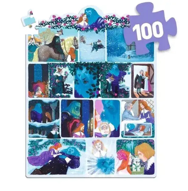 Puzzle 100 - Die schöne und das Biest - DJ07055-SALE Djeco