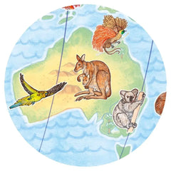 Puzzle 100 Teile - Tiere der Erde + Buch Djeco