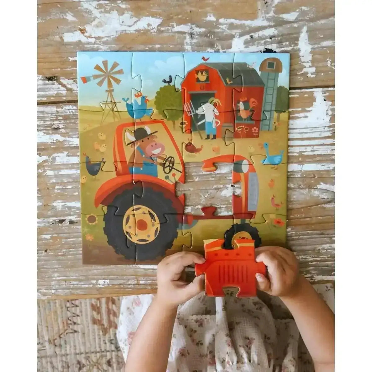 Puzzle 16 Teile - Traktor - DJ07275 Djeco