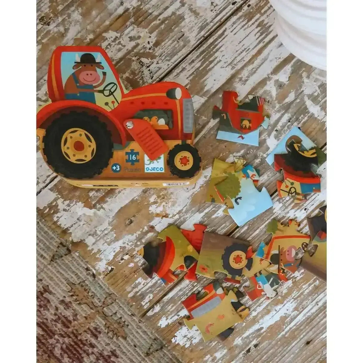 Puzzle 16 Teile - Traktor - DJ07275 Djeco