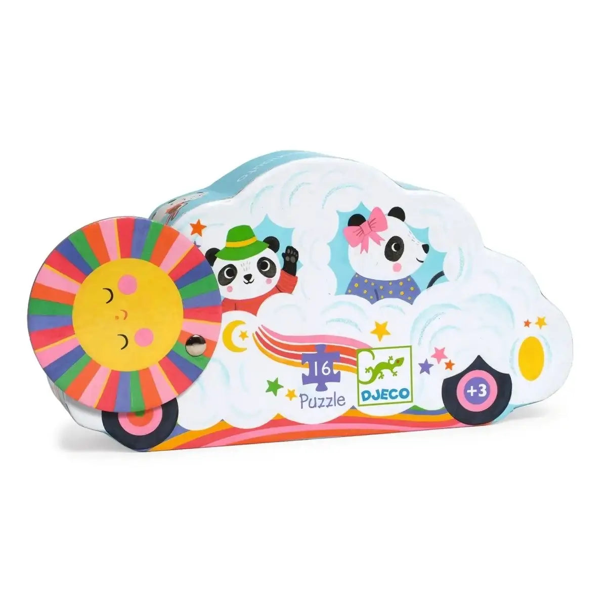 Puzzle 16 Teile - Wolkenauto