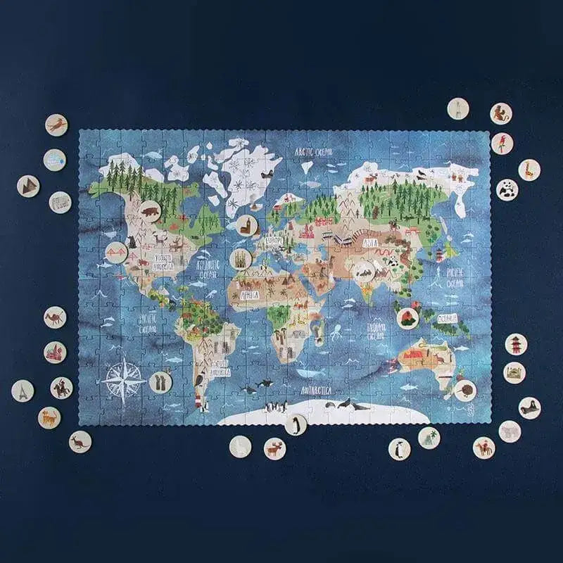 Puzzle 200 Teile - Welt entdecken Londji